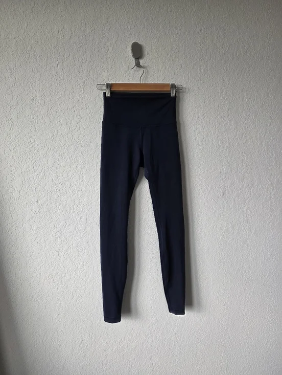 Lululemon Wunder Train High-Rise Navy Tight size 4 - Picture 5 of 6